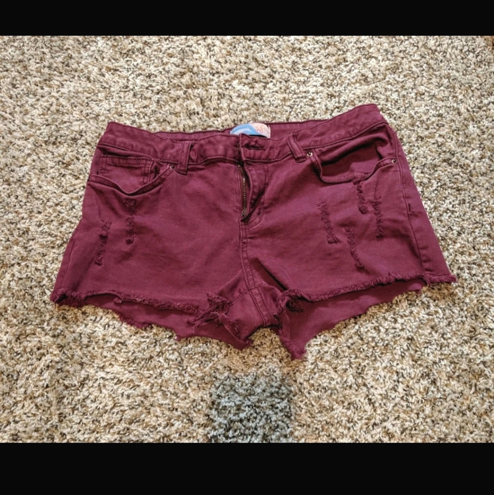 Maroon shorts